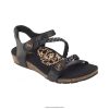 Aetrex France - Aetrex Jillian tressé Sandal STRAP noir femmes 6048T813