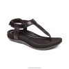 Aetrex France - Aetrex Sandale Jane Thong noir femmes 6048T8220